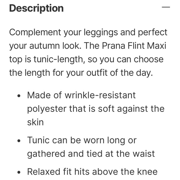 Prana Sz S Flint Maxi Top - Nautical Plaid - Picture 12 of 12